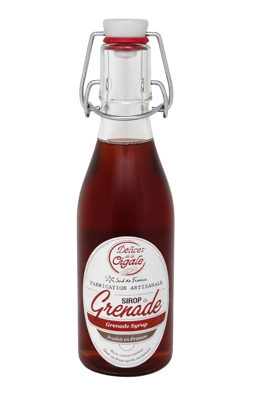 Artisanal Pomegranate Syrup 25 cl - Made in the South of France