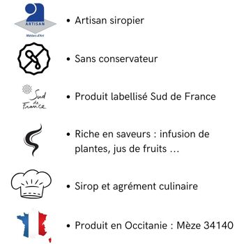 Sirop Artisanal Lavande 25 cl 3