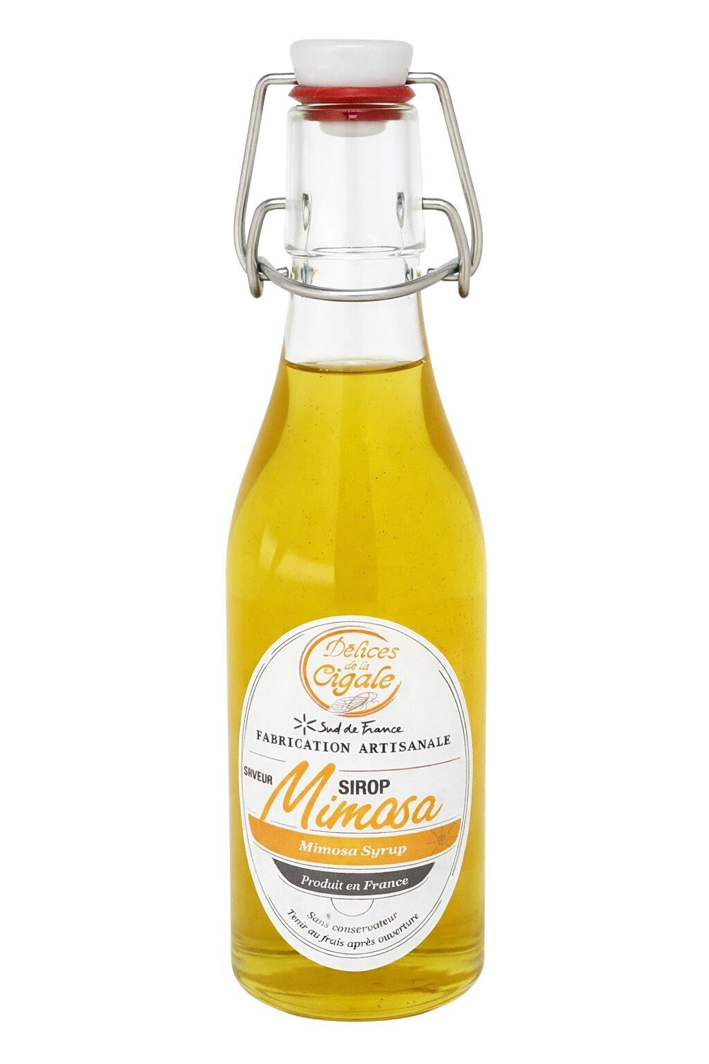 Artisanal Mimosa Syrup 25 cl - Made in the South of France