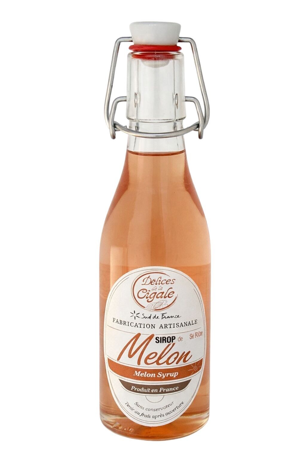 Artisanal Melon Syrup 25 cl - Made in the South of France