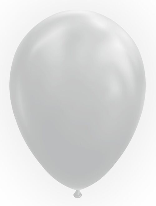 25 Balloons 12" cool grey