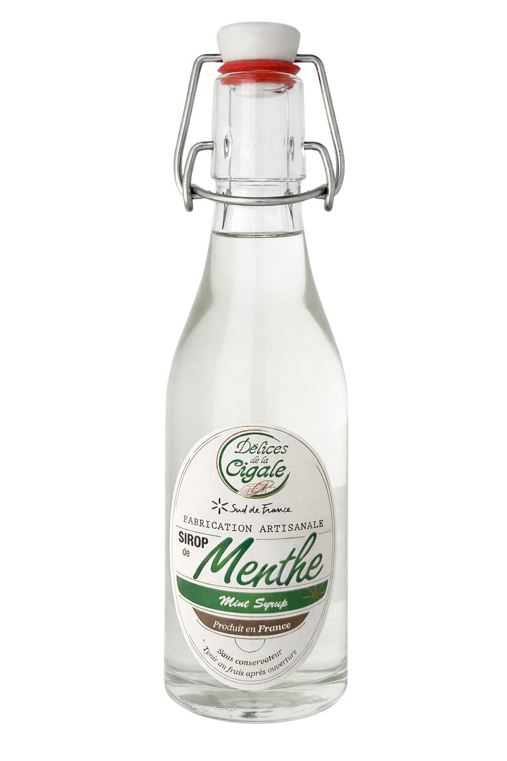 Artisanal Mint Syrup 25 cl - Made in the South of France