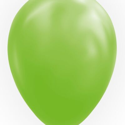 25 Balloons 12" lime green