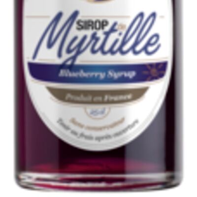 Artisanal Blueberry Syrup 25 cl