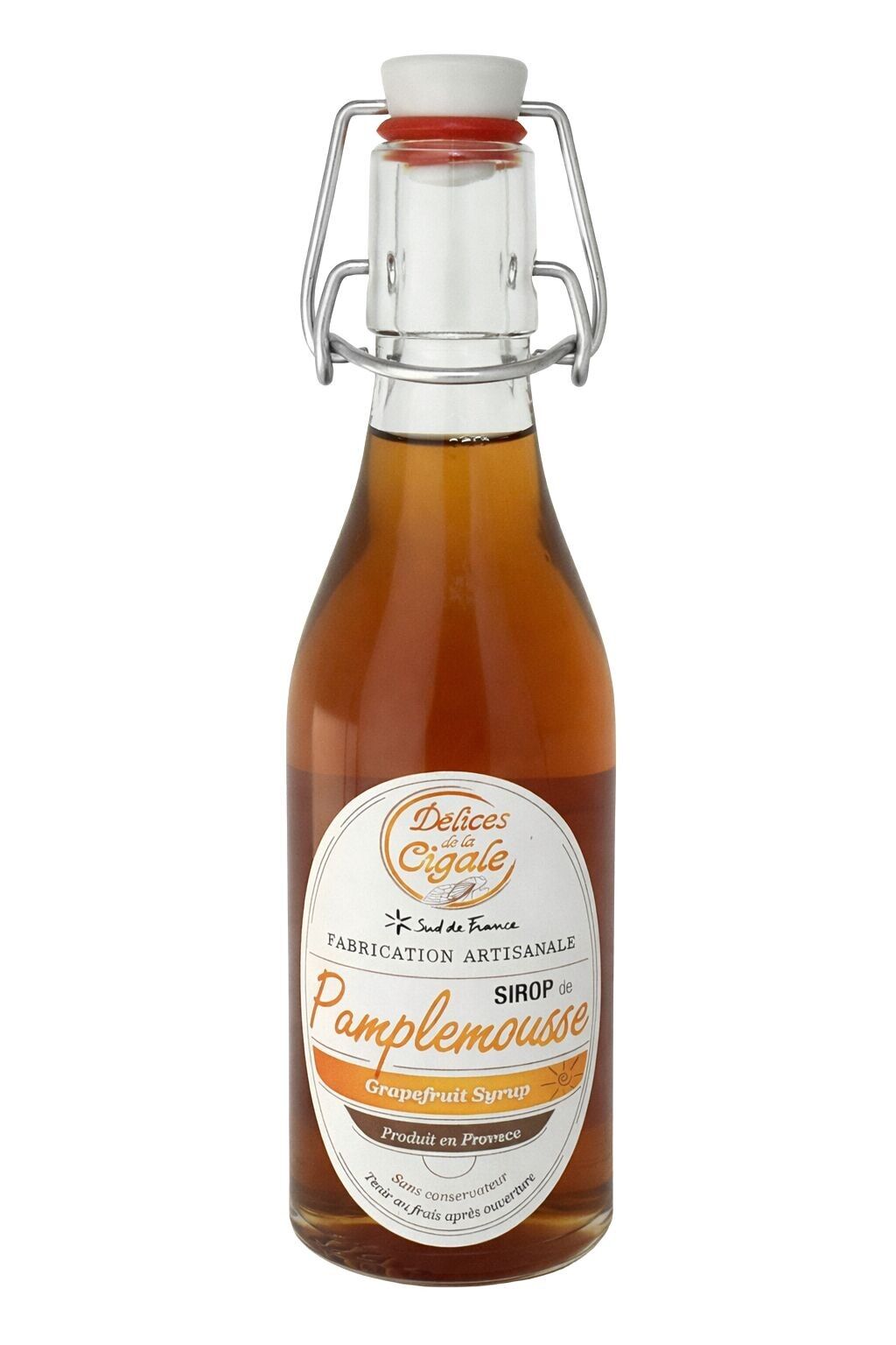 Artisanal Grapefruit Syrup 25 cl - Made in the South of France