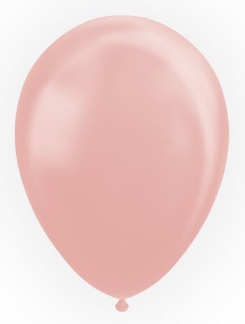 25 Ballons 12" perle or rose 1
