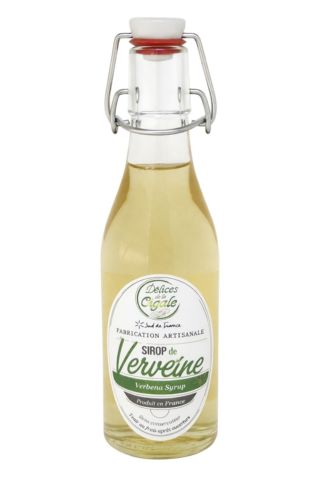 Artisanal Verbena Syrup 25 cl - Made in the South of France