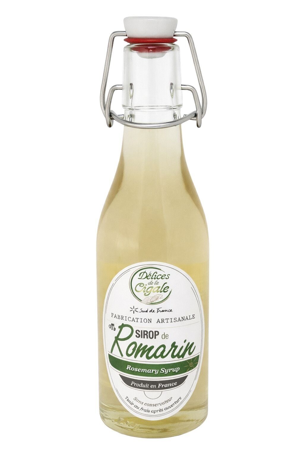 Artisanal Rosemary Syrup 25 cl - Made in the South of France