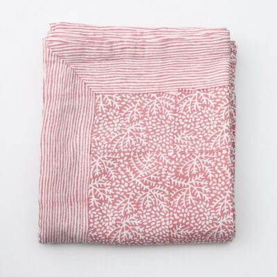 Tablecover S Floral coral 240 x 150 cm