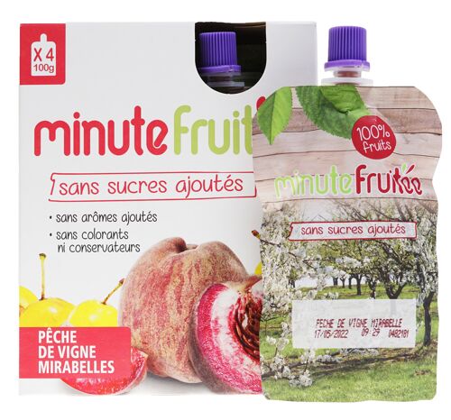 Minute fruitée Pêche de Vigne