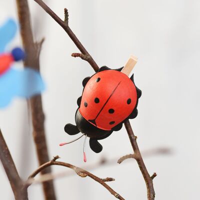 Coccinelle avec pince