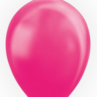25 Balloons 12" pearl hot pink