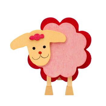 Mouton avec clip -3 couleurs différentes- 6