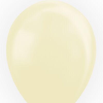 25 Balloons 12" pearl ivory