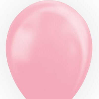 25 Balloons 12" pearl pink
