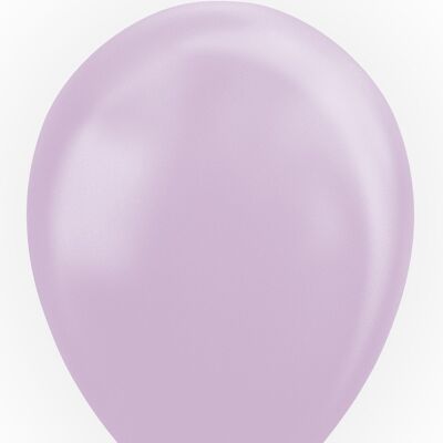 25 Balloons 12" pearl lavender
