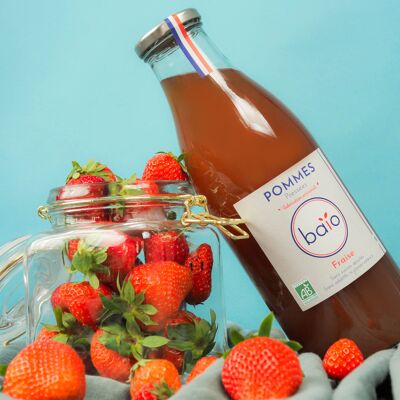 Jus de pomme/fraises BIO - 1L