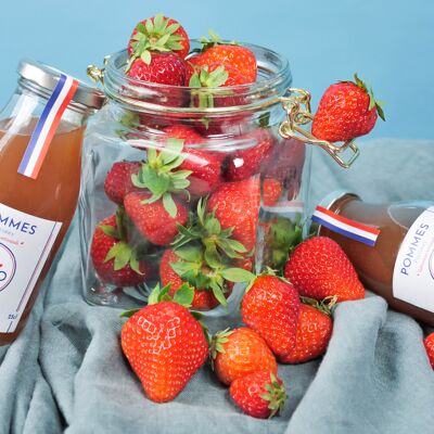 Organic apple/strawberry juice - 25cL