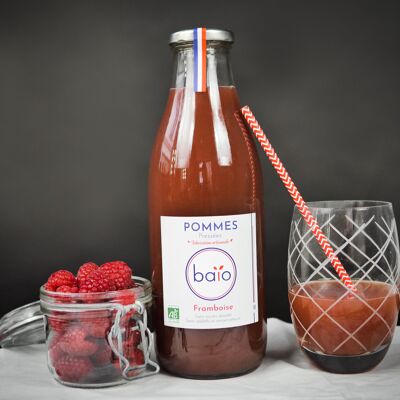 Organic apple/raspberry juice - 1L