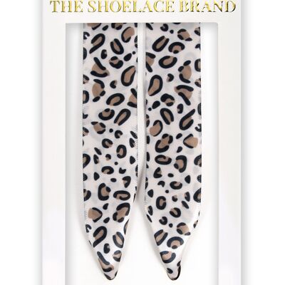 Leopardo classico in seta - Lacci per scarpe