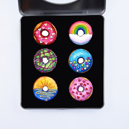 Pattern Weights – Fabric Weights Donuts Design a set of 6 x 40mm – Product Code BF004