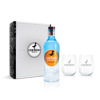 Luxury Cuckoo ‘WOW’ Box - Copa-glasses-x2 Cuckoo-solace-gin
