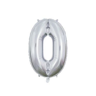 Foilballoon 26" n. 0 argento