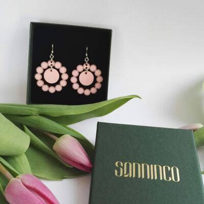 Bloom earrings - pink