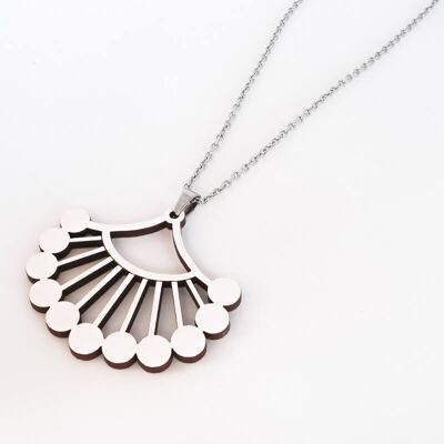 Collier moelleux - blanc