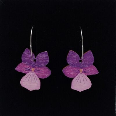 Keto pansy with ring - purple
