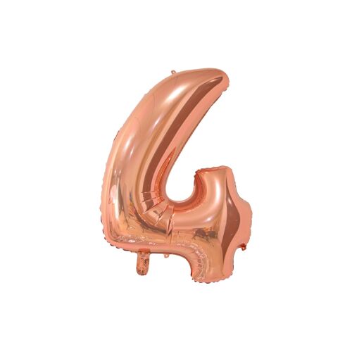 Foilballoon 26" No. 4 rose gold