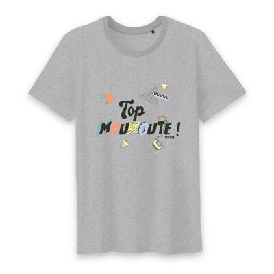 T-shirt homme Top Moumoute ! - Coton Bio - S - Gris