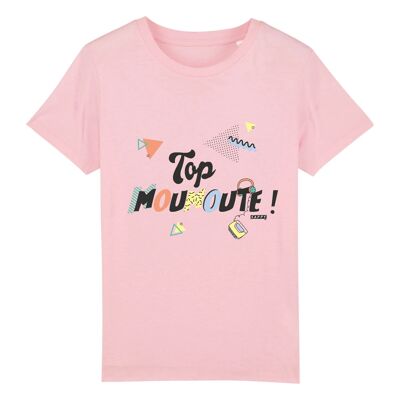 T-shirt enfant Top Moumoute ! - Coton Bio - 3 à 14 ans - 3-4 ans - Rose