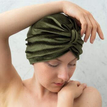 Turban Séchant Olive 2