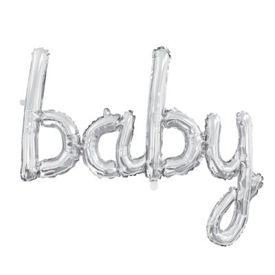 Foilballoon oneword 'BABY' plata