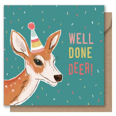 Well done deer