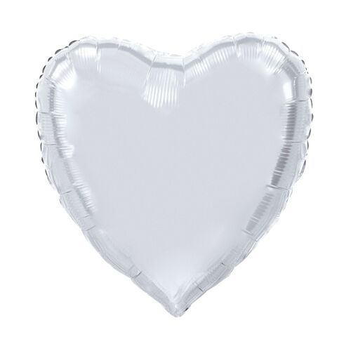 Foilballoon heartshape 36" XL silver