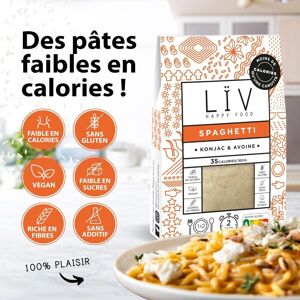 Spaghetti de konjac & avoine, faibles en sucres, vegan et sans gluten