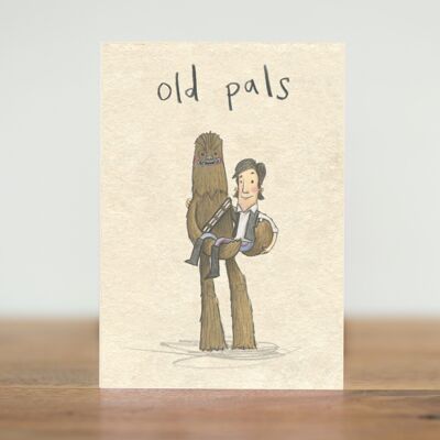 Old pals - friendship card