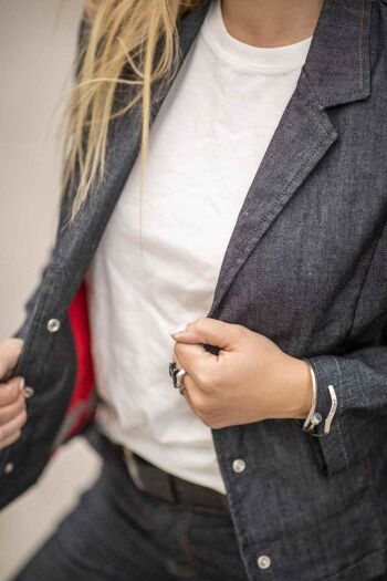 Blazer en jeans pour femme 1