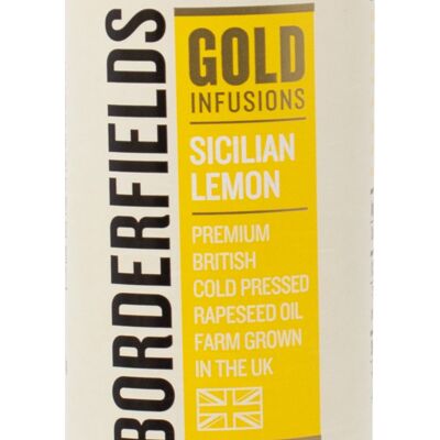 Aceite de colza con infusión de limón siciliano dorado