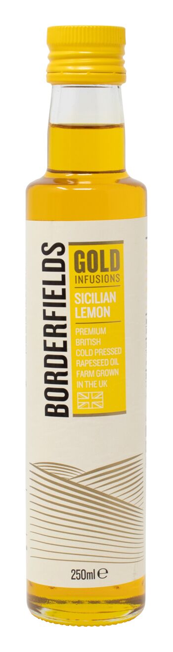 Huile de colza infusée au citron de Sicile Gold