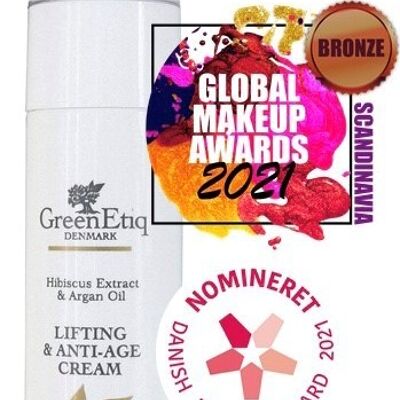 Lifting & AntiAge cream, Hibiscus Extract & Argan oil, All skin types,