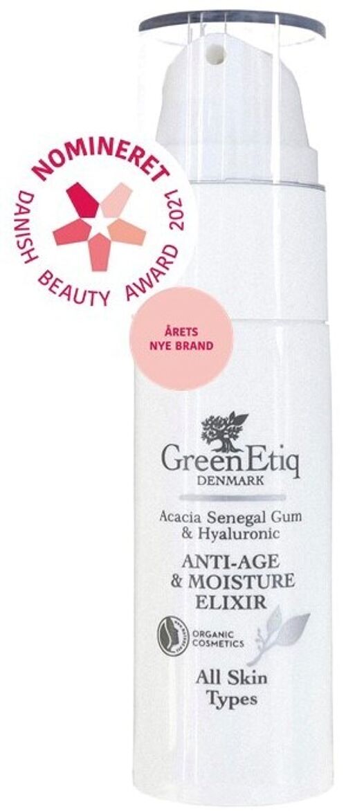 Elixir, Acasia senegal gum & Hyaluronic, Intensive AntiAge & Moisture serum, All skin types