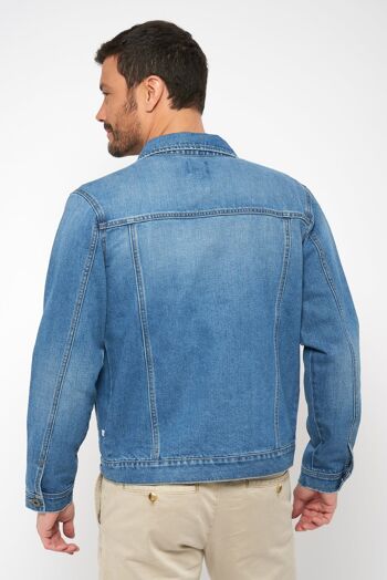 Veste en jean recyclé- Ton clair 3