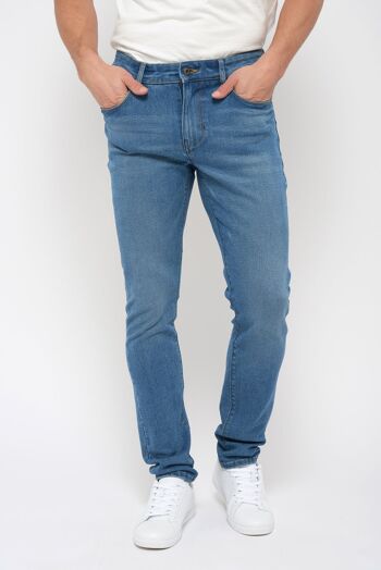 Pantalon jean recyclé - Coupe slim - Ton clair 3
