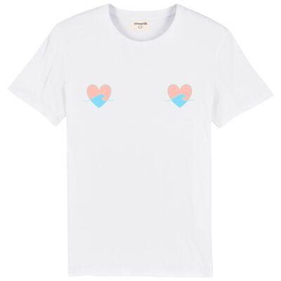 T-shirt Ocean corail