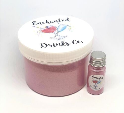 Glitter Pink Shimmer Powder (100g Tub)