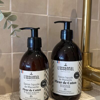 SAVON LIQUIDE Fleur de Coton & OLIVE - 500ml