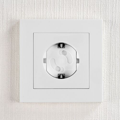Socket protector, glueable, white, 10 pcs
